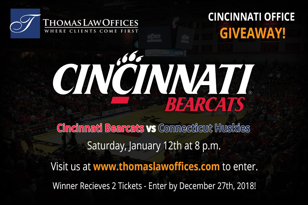 Cincinnati Bearcats Ticket Giveaway