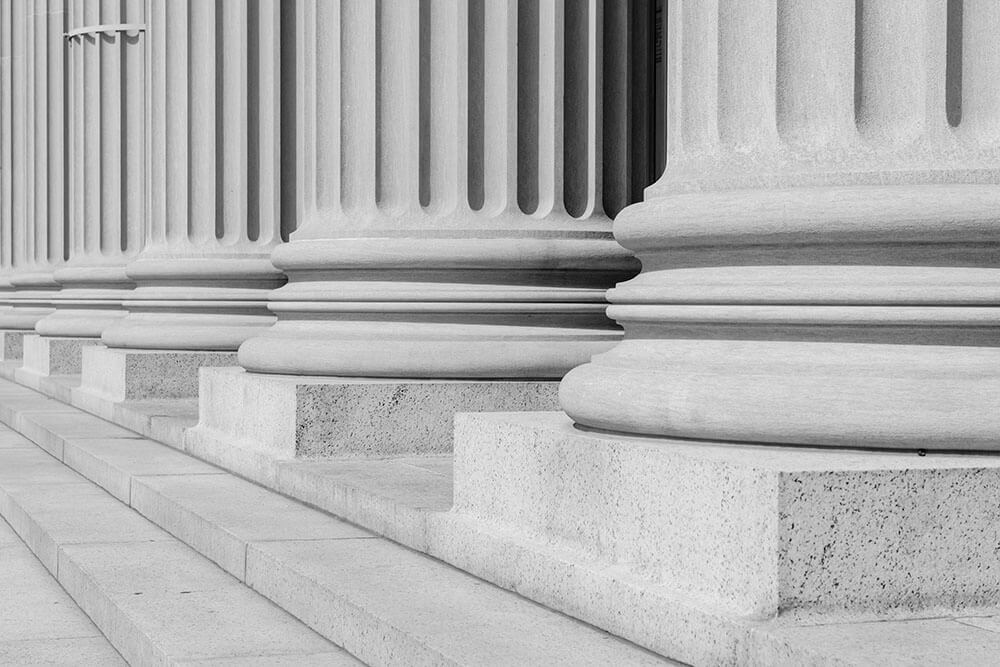 Photo of courthouse columns