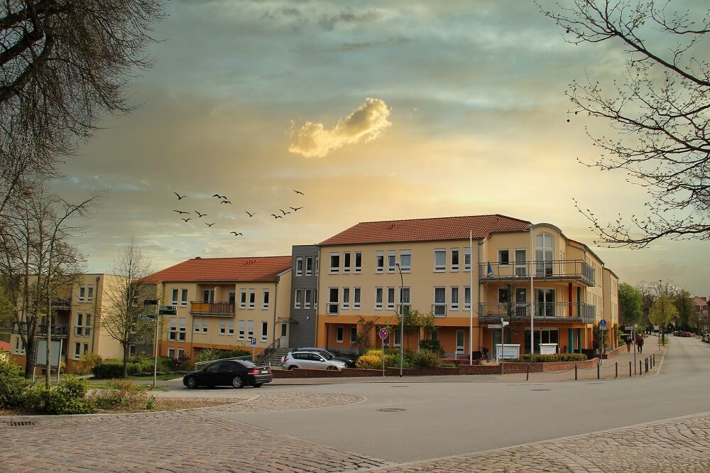 Outside view of nursing home
